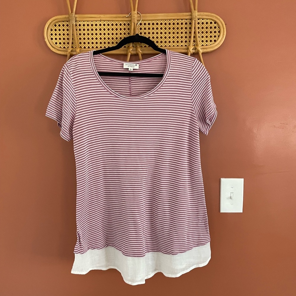 Mauve Striped Tunic